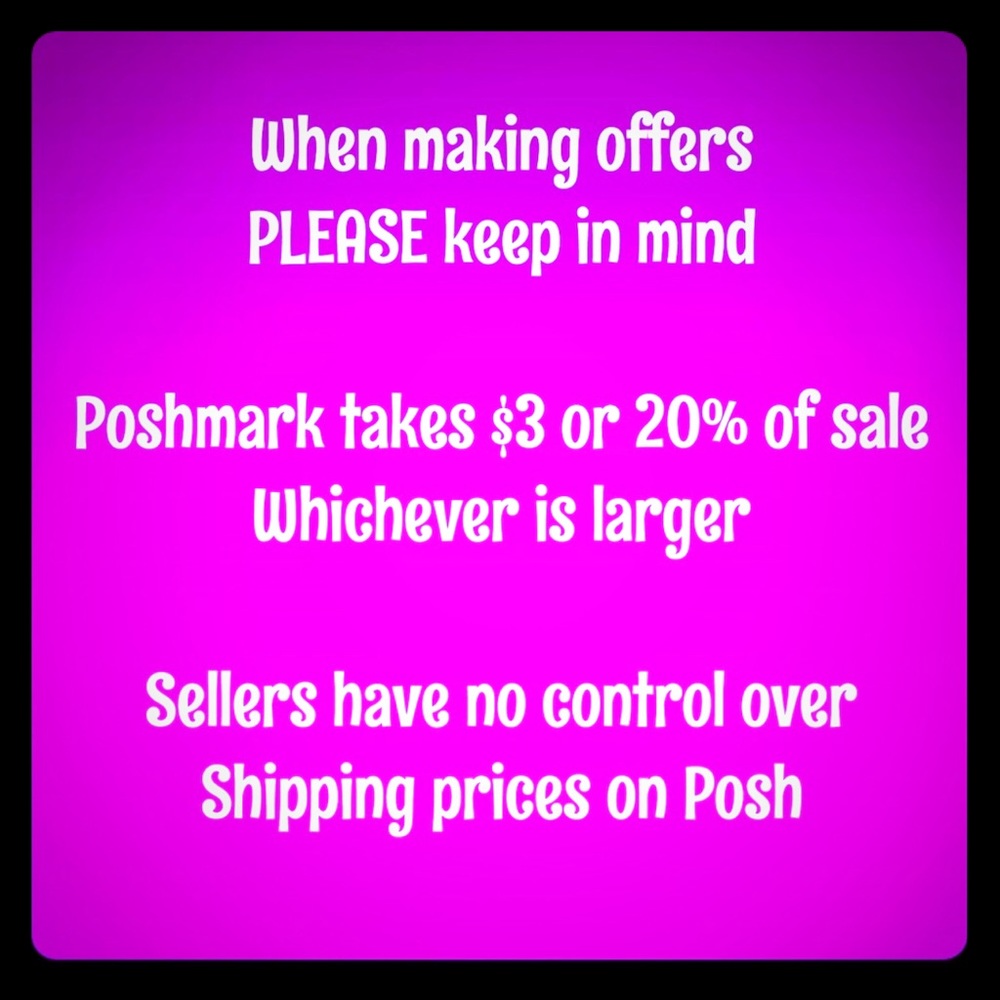 Reasonable offers accepted